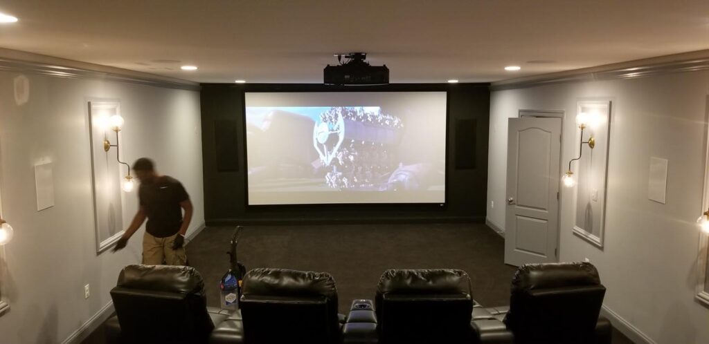 Home Theater Over Haul In Ashburn,Virginia.